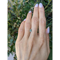 0.91 Ct. Bluish Grey Sapphire from Montana Life Style