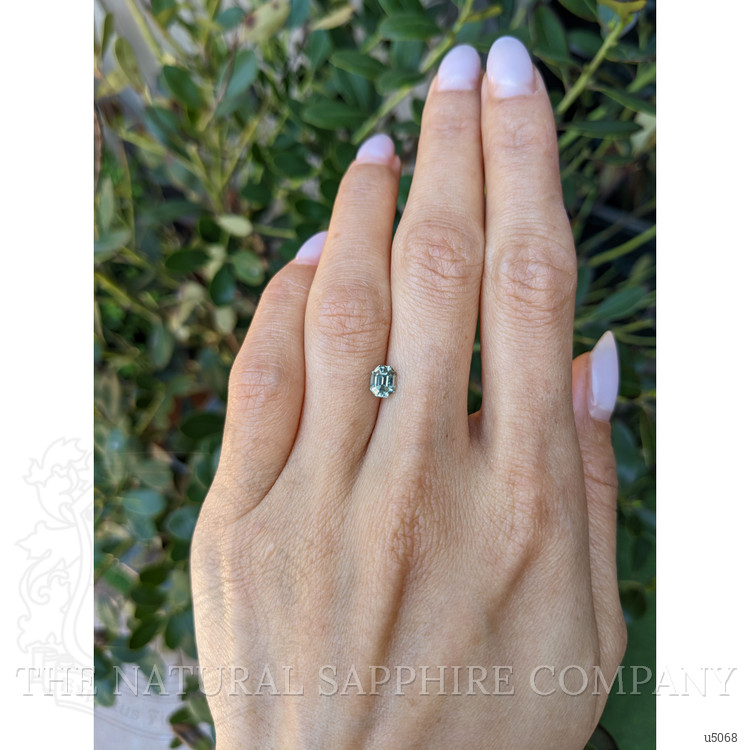 0.91 Ct. Bluish Grey Sapphire from Montana