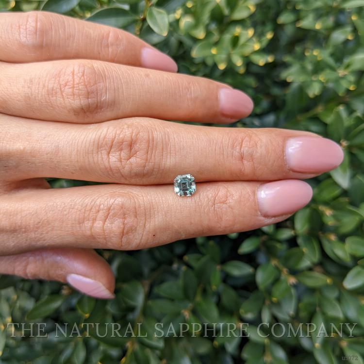 1.15 Ct. Bluish Green Sapphire from Montana