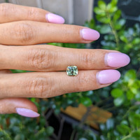 2.09 Ct. Yellowish Green Sapphire from Montana Life Style