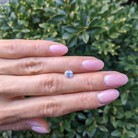 1.07 Ct. White Sapphire from Ceylon (Sri Lanka) Life Style