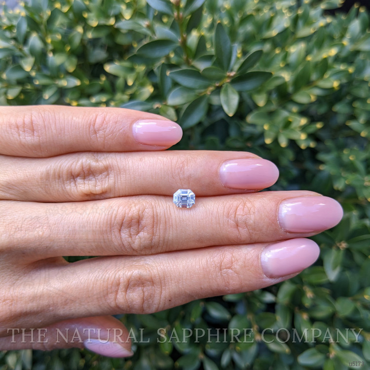 1.07 Ct. White Sapphire from Ceylon (Sri Lanka)