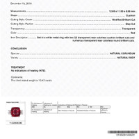 3.94 Ct. Ruby from Burma (Myanmar) Scan Report
