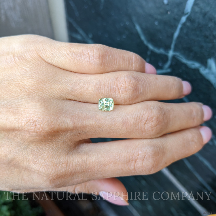 1.91 Ct. Yellowish Green Sapphire from Montana
