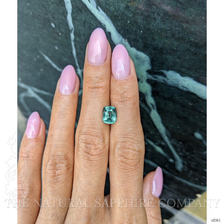 2.67 Ct. Bluish Green Sapphire from Montana