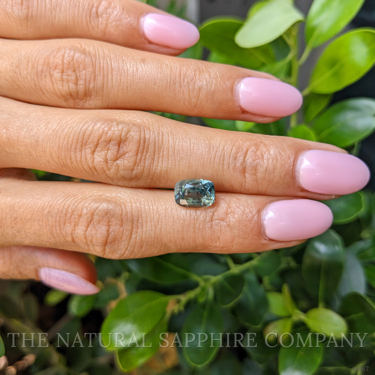 3.20 Ct. Green Sapphire from Montana
