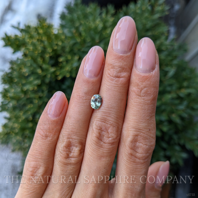 1.10 Ct. Yellowish Green Sapphire from Montana