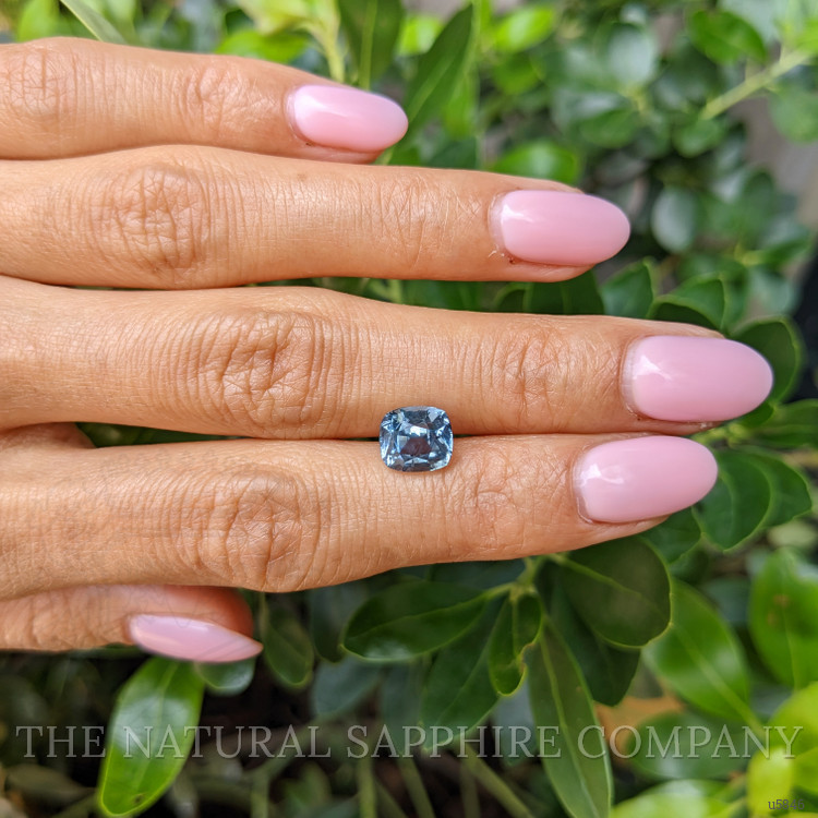 3.48 Ct. Greyish Blue Sapphire from Montana