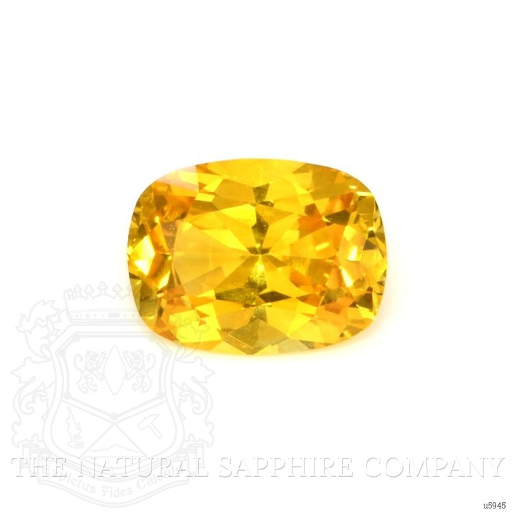 1.29 Ct. Yellowish Orange Sapphire from Ceylon (Sri Lanka)