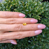1.29 Ct. Yellowish Orange Sapphire from Ceylon (Sri Lanka) Life Style