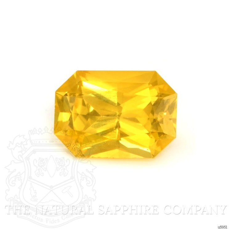 1.15 Ct. Orangish Yellow Sapphire from Ceylon (Sri Lanka)