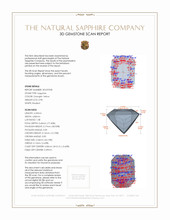 0.98 Ct. Orangish Yellow Sapphire and Natural Diamond Three Stone Ring, 14K Yellow Gold 3 D Scan Report