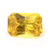 0.68 Ct. Orangish Yellow Sapphire from Ceylon (Sri Lanka) Video