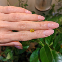 1.20 Ct. Orangish Yellow Sapphire from Ceylon (Sri Lanka) Life Style