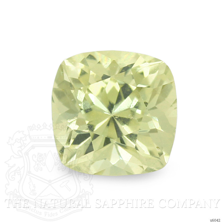 1.65 Ct. Greenish Yellow Sapphire from Ceylon (Sri Lanka)