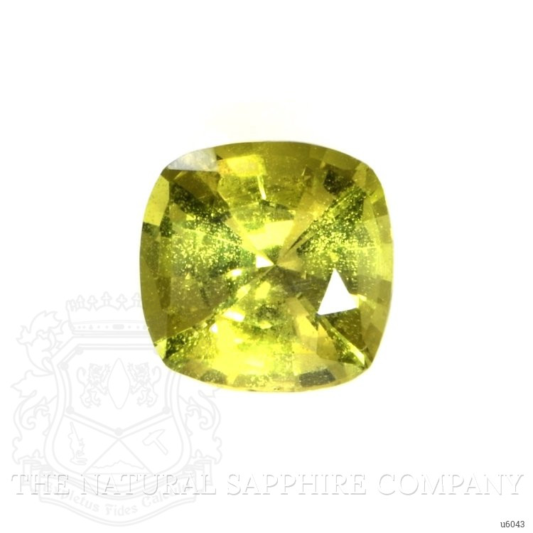 1.38 Ct. Yellowish Green Sapphire from Ceylon (Sri Lanka)