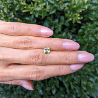 1.38 Ct. Yellowish Green Sapphire from Ceylon (Sri Lanka) Life Style