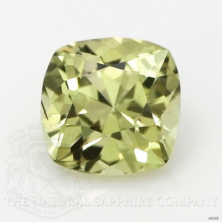 1.79 Ct. Greenish Yellow Sapphire from Ceylon (Sri Lanka)