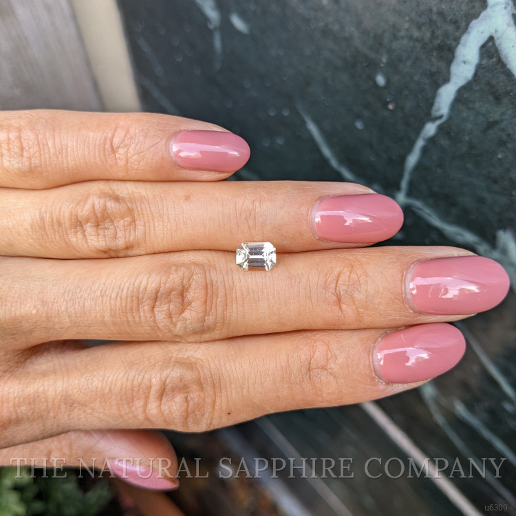 1.09 Ct. White Sapphire from Ceylon (Sri Lanka)