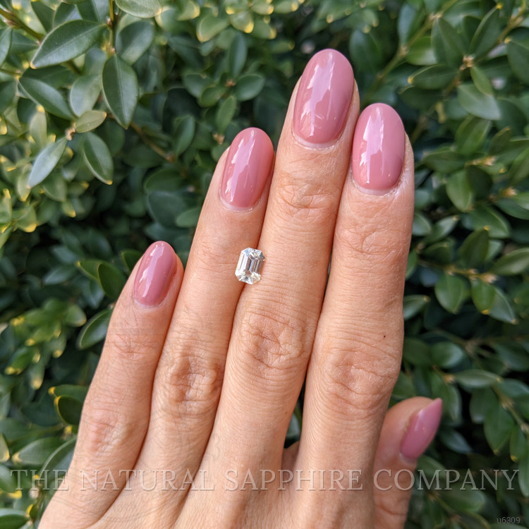 1.09 Ct. White Sapphire from Ceylon (Sri Lanka)