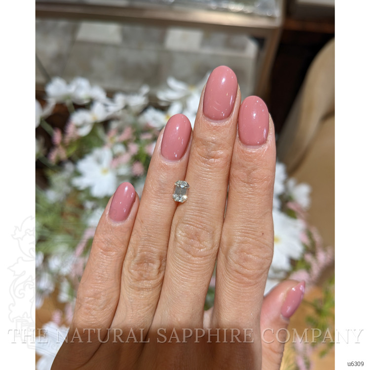 1.09 Ct. White Sapphire from Ceylon (Sri Lanka)