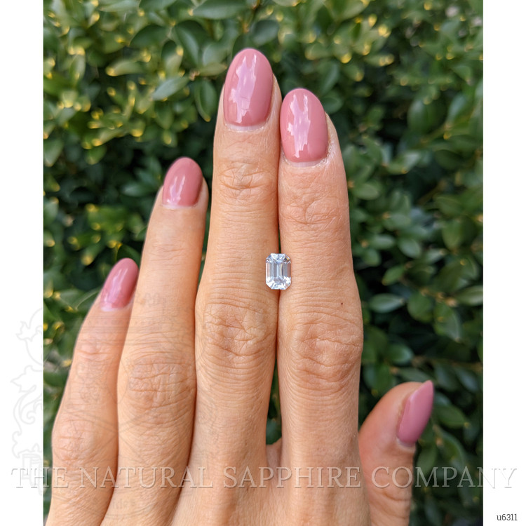 1.17 Ct. White Sapphire from Ceylon (Sri Lanka)