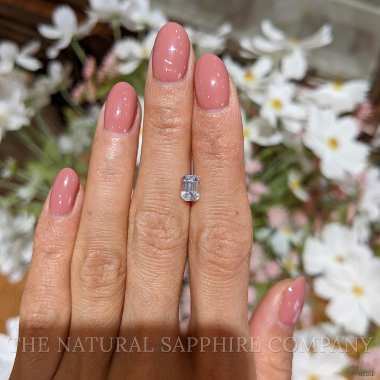 1.17 Ct. White Sapphire from Ceylon (Sri Lanka)