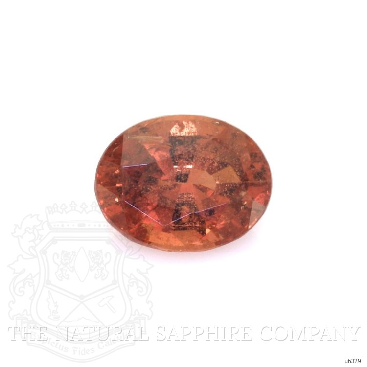 2.58 Ct. Orangish Brown Sapphire from Ceylon (Sri Lanka)