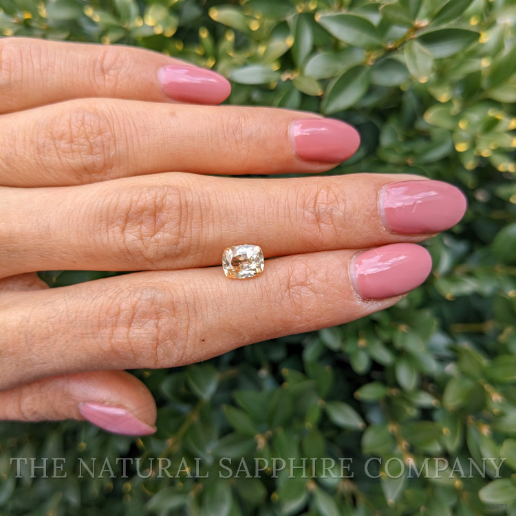 1.45 Ct. Orangish Yellow Sapphire from Ceylon (Sri Lanka)