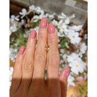 1.45 Ct. Orangish Yellow Sapphire from Ceylon (Sri Lanka) Life Style