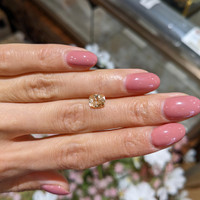 1.45 Ct. Orangish Yellow Sapphire from Ceylon (Sri Lanka) Life Style