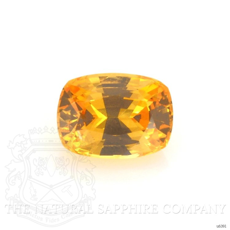 1.29 Ct. Yellowish Orange Sapphire from Ceylon (Sri Lanka)