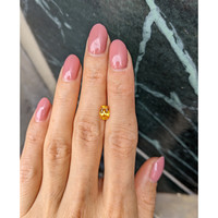 1.29 Ct. Yellowish Orange Sapphire from Ceylon (Sri Lanka) Life Style