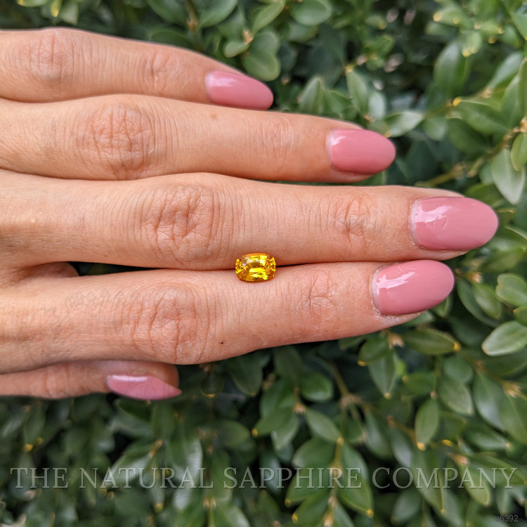 1.14 Ct. Orange Sapphire from Ceylon (Sri Lanka)