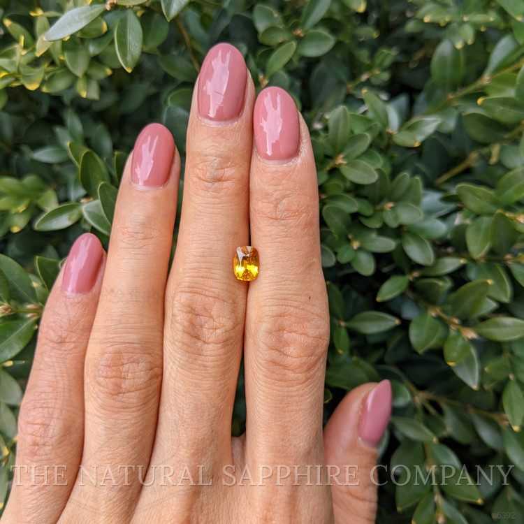 1.14 Ct. Orange Sapphire from Ceylon (Sri Lanka)