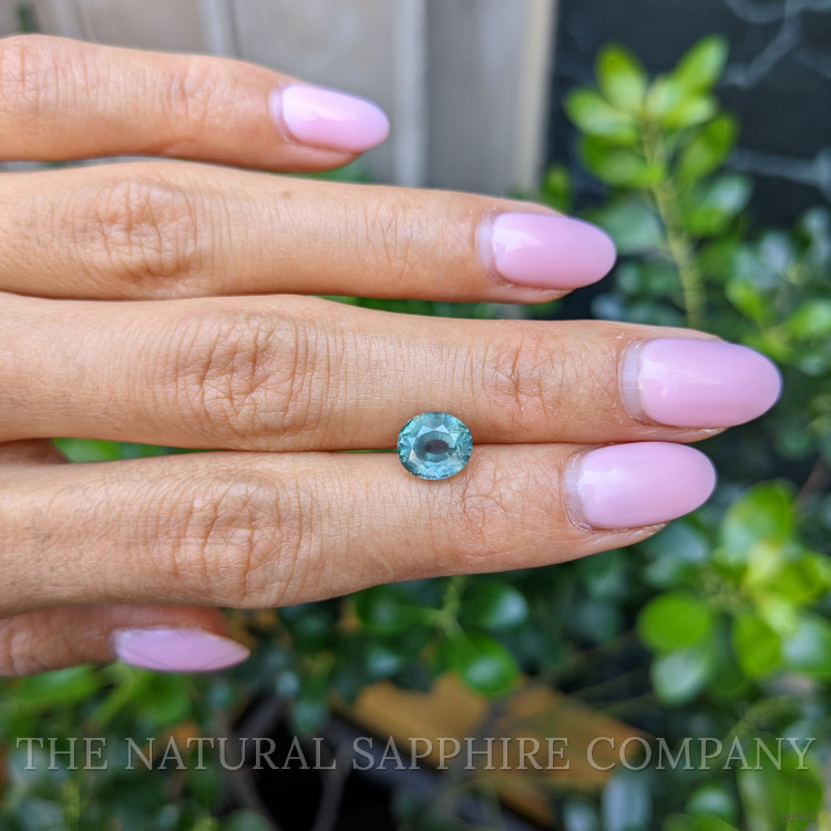 2.86 Ct. Bluish Green Sapphire from Montana