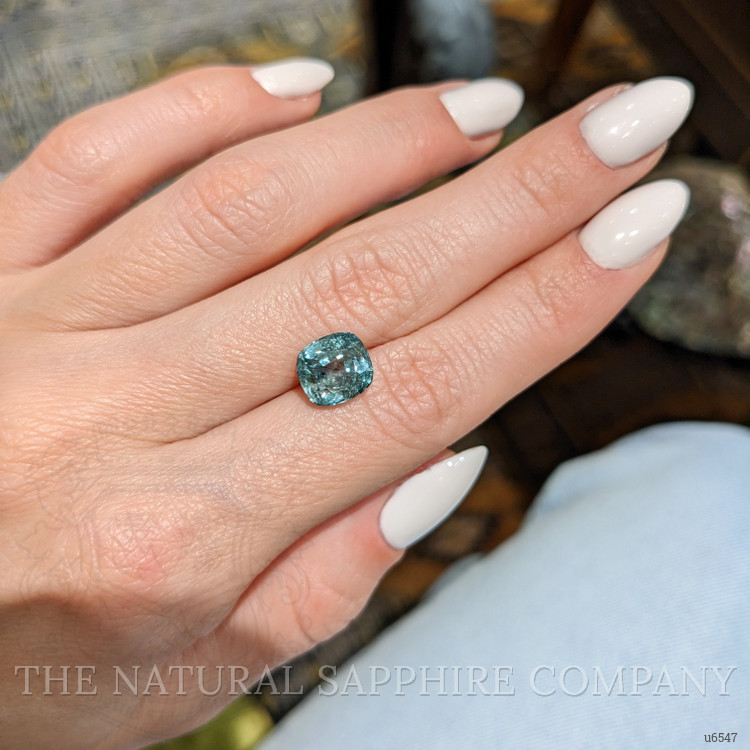 4.60 Ct. Bluish Green Sapphire from Montana