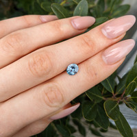 1.48 Ct. Greenish Blue Sapphire from Montana Life Style