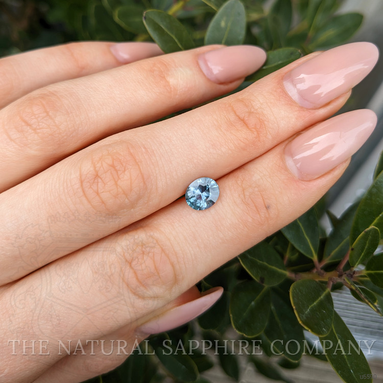 1.48 Ct. Greenish Blue Sapphire from Montana