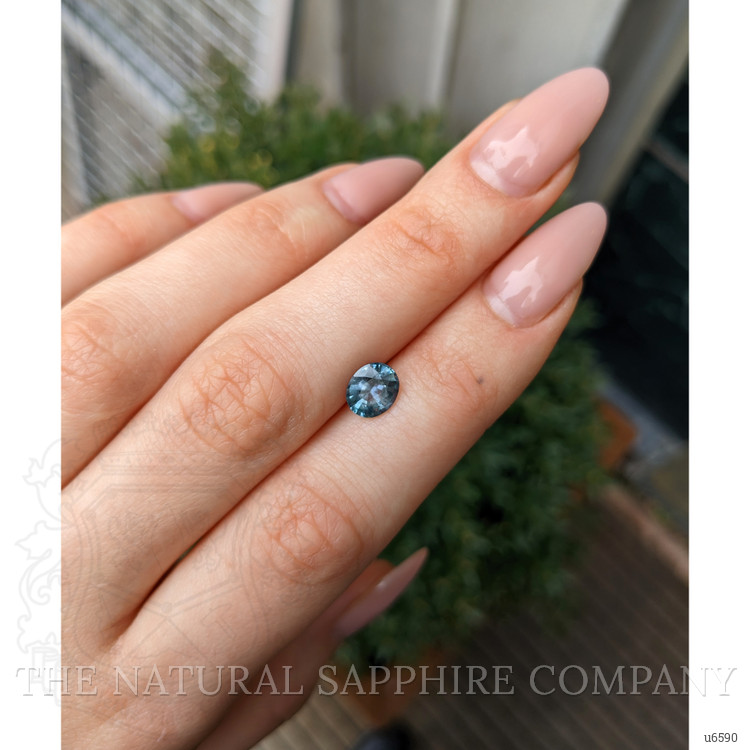 1.48 Ct. Greenish Blue Sapphire from Montana