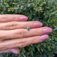 1.34 Ct. Yellowish Green Sapphire from Montana Life Style