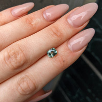 1.42 Ct. Yellowish Green Sapphire from Montana Life Style