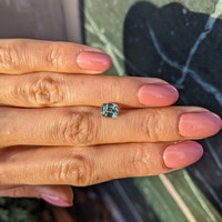 1.42 Ct. Yellowish Green Sapphire from Montana Life Style