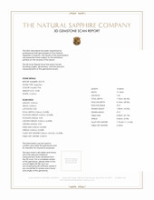 10.08 Ct. Purplish Pink Sapphire and Natural Diamond Three Stone Ring, Platinum 950 3 D Scan Report