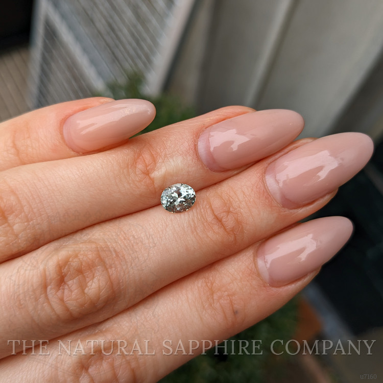 1.26 Ct. Green Sapphire from Montana