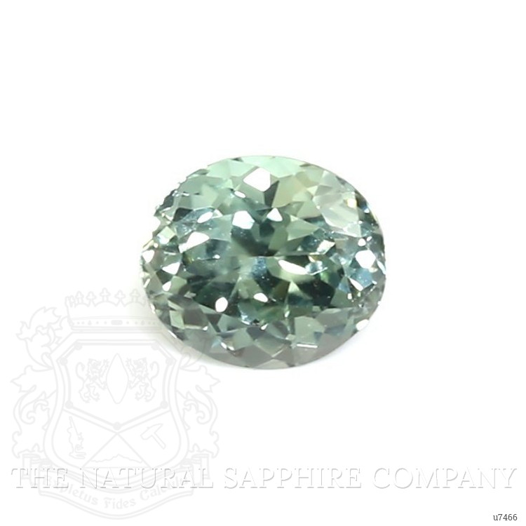 0.98 Ct. Green Sapphire from Montana