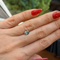 0.98 Ct. Green Sapphire from Montana Life Style