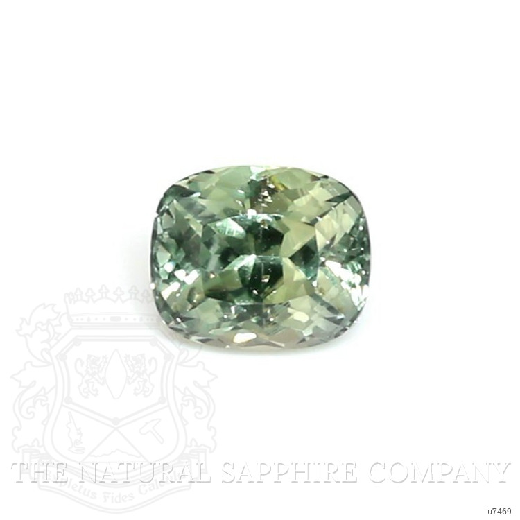 1.06 Ct. Yellowish Green Sapphire from Montana