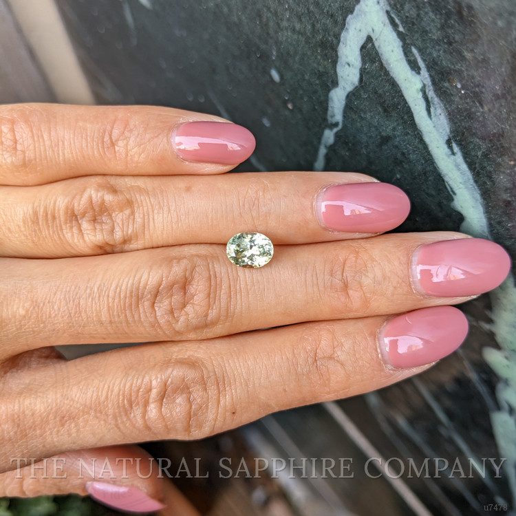 1.68 Ct. Yellowish Green Sapphire from Montana