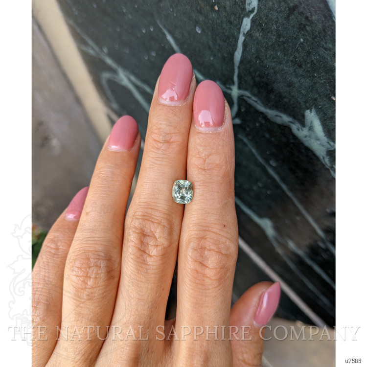 1.59 Ct. Yellowish Green Sapphire from Montana